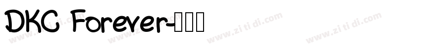 DKC Forever字体转换